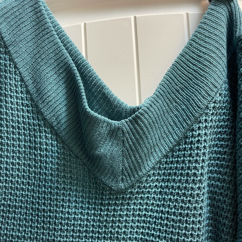Oversized, one shoulder sweater
